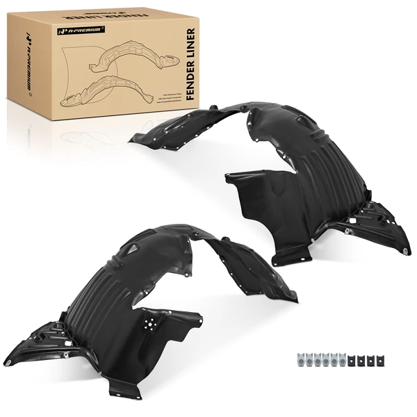 A-Premium APIF208 Fender Liner Front Driver & Passenger