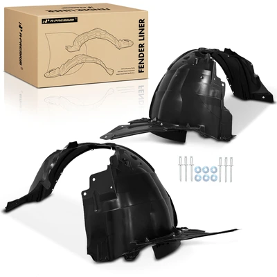 2 Pcs Front Injection Molding PP Inner Fender Liners