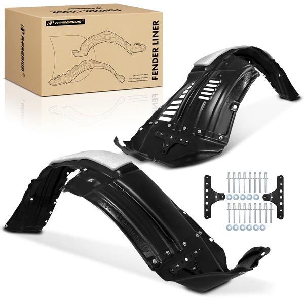 2 Pcs Front Inner Fender Liners with Insulation Foam for 2014-2023 Lexus GX460