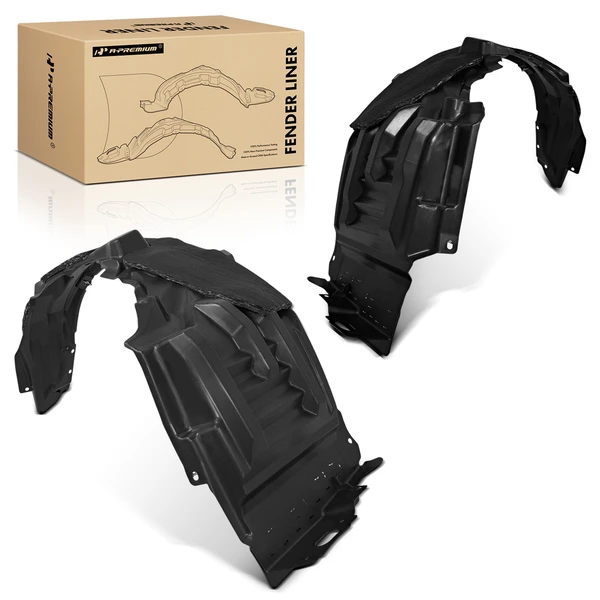 A-Premium APIF219 Fender Liner Front Driver & Passenger
