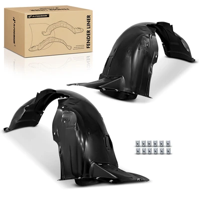 2 Pcs Front Inner Fender Liners Dustproof