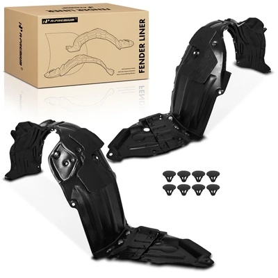 2 Pcs Front Inner Fender Liners with Insulation Foam