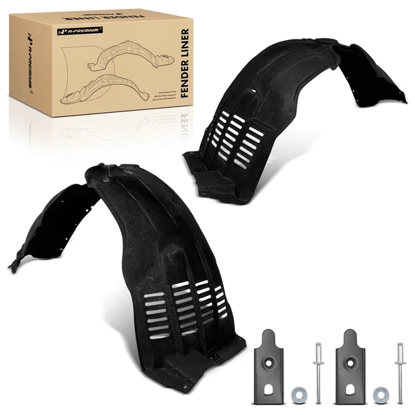 A-Premium APIF226 Fender Liner Front Driver & Passenger