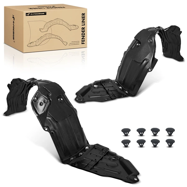 A-Premium APIF228 Fender Liner Front Driver & Passenger