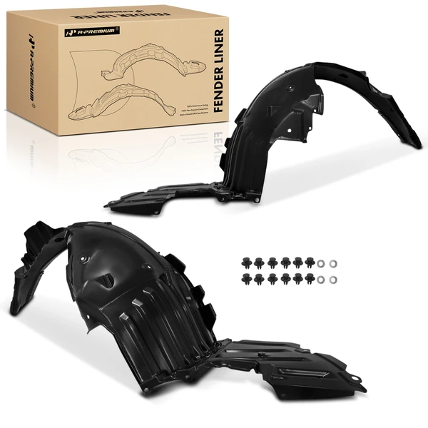 A-Premium APIF229 Fender Liner Front Driver & Passenger