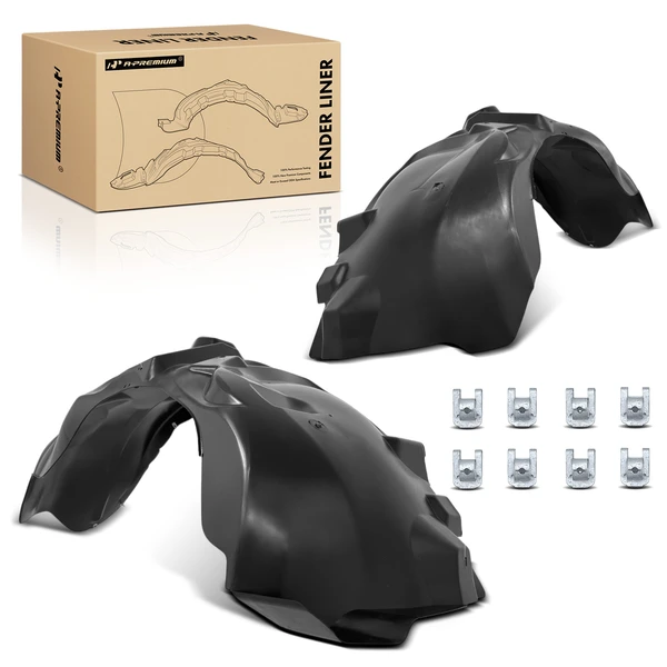A-Premium APIF233 Fender Liner Front Driver & Passenger