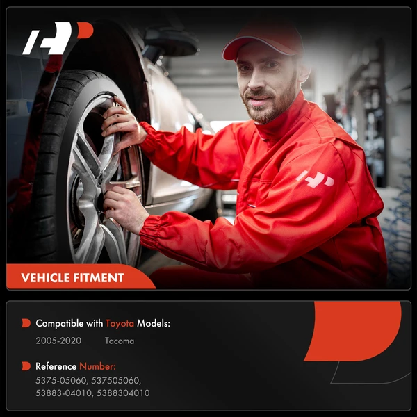 4 Pcs Front Fender Liners Seal Flaps Guard Splash Shield for Toyota Tacoma 05-20