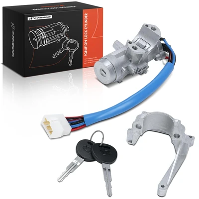 Ignition Lock Cylinder Zamak 5 with 2 Keys & Switch