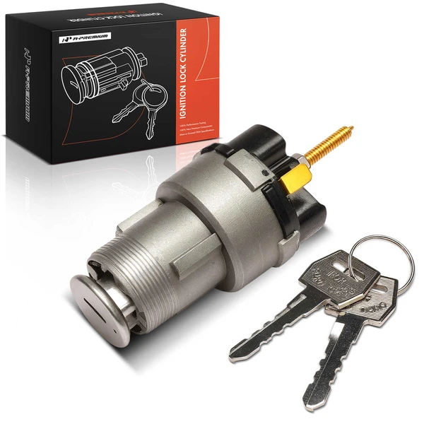 Ignition Lock Cylinder Zamak 5 with Key for Ford F-100 F-250 F-350 Mustang Mercury