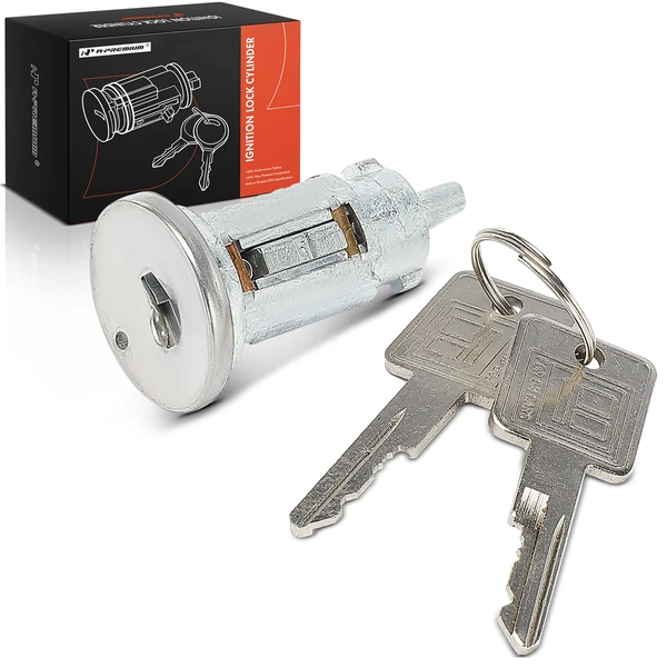 Ignition Lock Cylinder Zamak 5 with 2 Keys for 1979 GMC P2500 5.7L V8