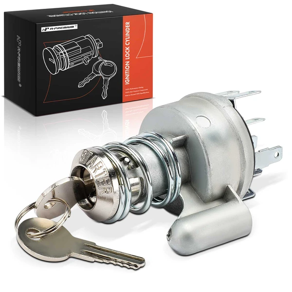 Ignition Lock Cylinder Zamak 5 with keys for 1966-1968 Jeep CJ5A