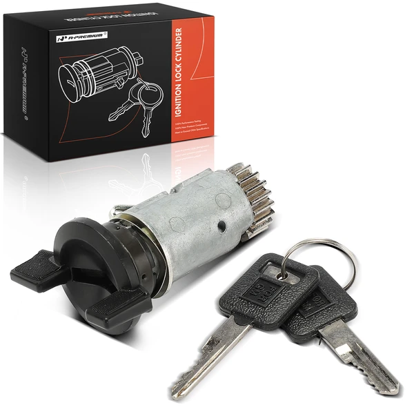 Ignition Lock Cylinder Zamak 5 with Keys for Chevy Beretta Corsica Pontiac Tempest