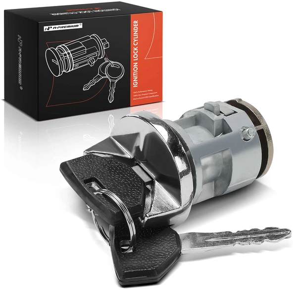 Ignition Lock Cylinder Zamak 5 with Keys for 1990 Dodge D350