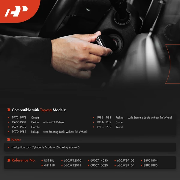 A-Premium APILC067 Ignition Lock Cylinder