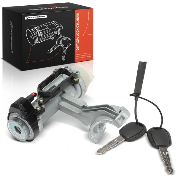 Ignition Lock Cylinder Zamak 5 with 2 Keys for Kia Spectra Spectra5 05-07 Automatic Transmission