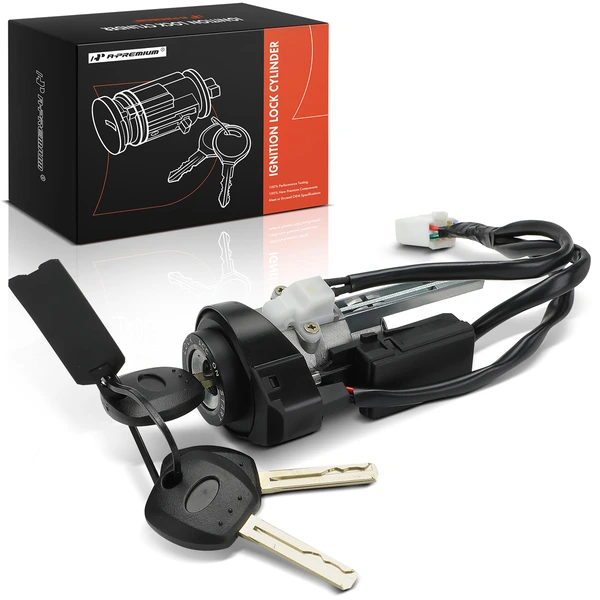 Ignition Lock Cylinder Zamak 5 with 3 Keys for Kia Amanti 2005-2006 Sedan 4-Door