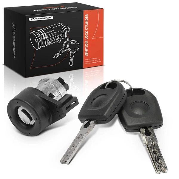 Ignition Lock Cylinder Zamak 5 with 2 Keys for 2005 Volkswagen Jetta