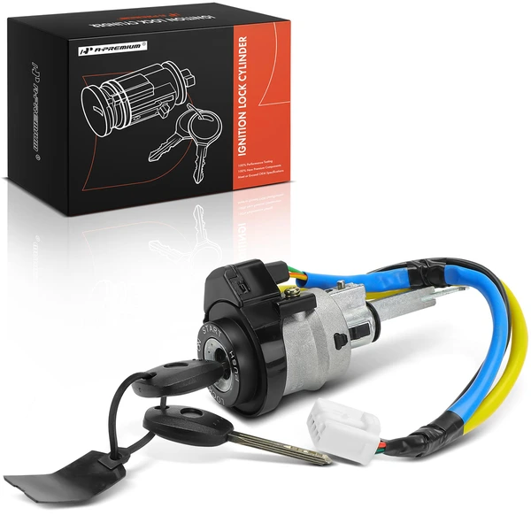 Ignition Lock Cylinder Zamak 5 with 2 Keys for Kia Amanti 2007-2009 Sedan