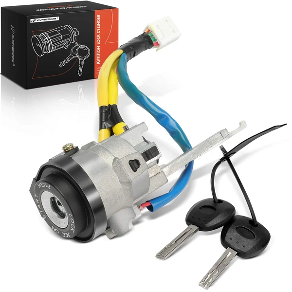 Ignition Lock Cylinder Zamak 5 with 2 Keys for 2009-2011 Kia Borrego