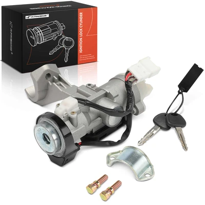 Ignition Lock Cylinder Zamak 5 with 2 Keys & Switch