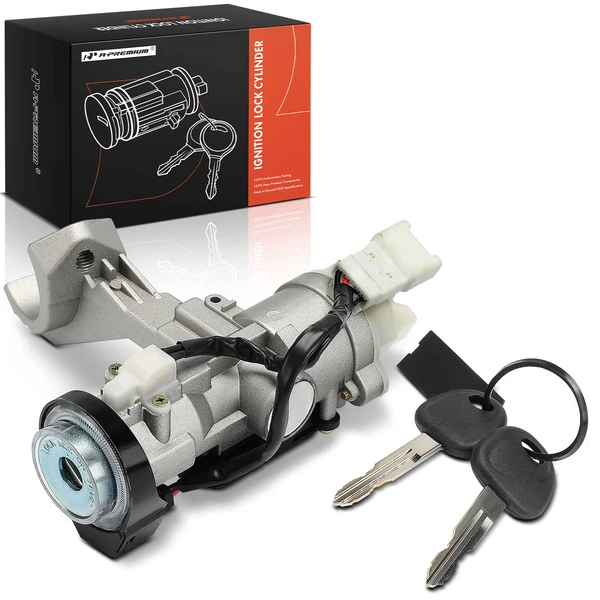 Ignition Lock Cylinder Zamak 5 with Keys for 2008-2009 Kia Spectra