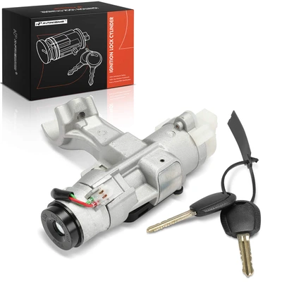 Ignition Lock Cylinder Aluminum & Zamak 5 with Switch & 2 Keys