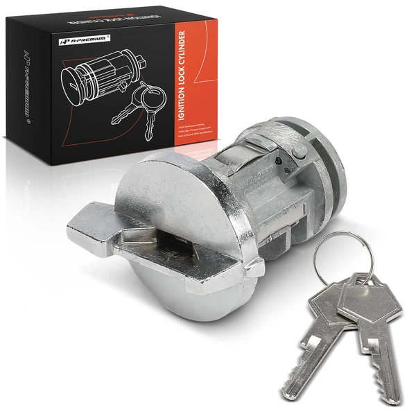 Ignition Lock Cylinder Zamak 5 with Keys for 1975-1980 Dodge B200