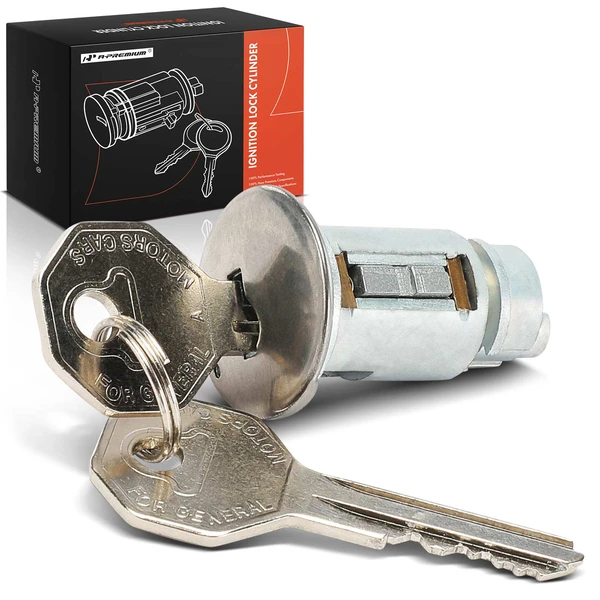 Ignition Lock Cylinder Zamak 5 with Keys for 1959 Chevrolet 3F 4.6L V8