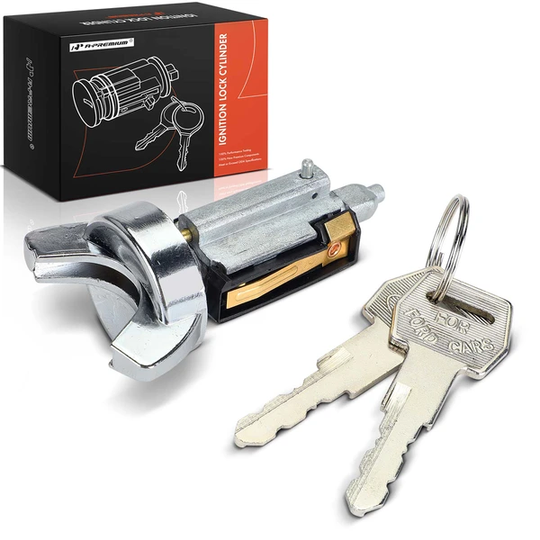 Ignition Lock Cylinder Zamak 5 with Keys for 1974-1976 Mercury Montego