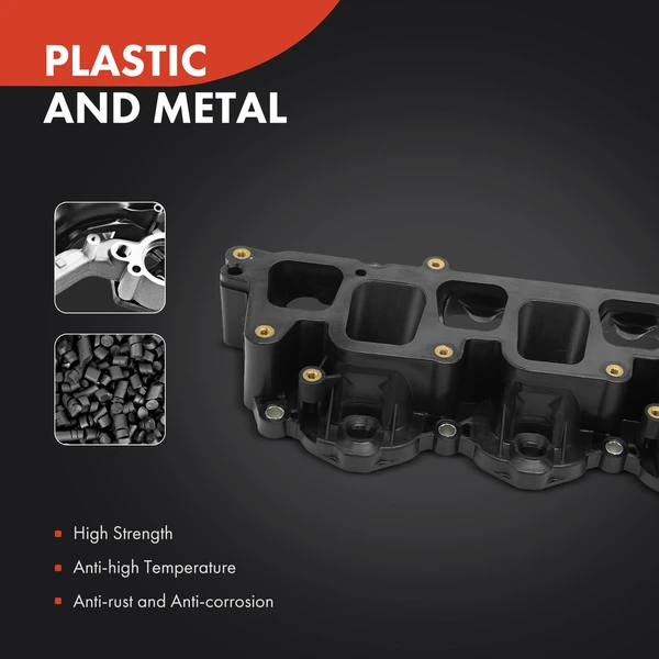 Lower Intake Manifold for Ford Taurus 13-18 Edge Flex Lincoln MKS MKT 3.5L 3.7L