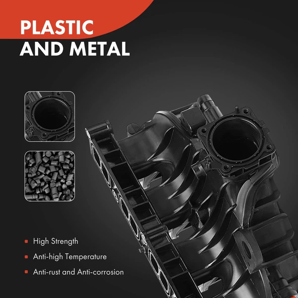 Intake Manifold for Jaguar XE 2016-2017 XF Land Rover LR2 L4 2.0L Turbocharged