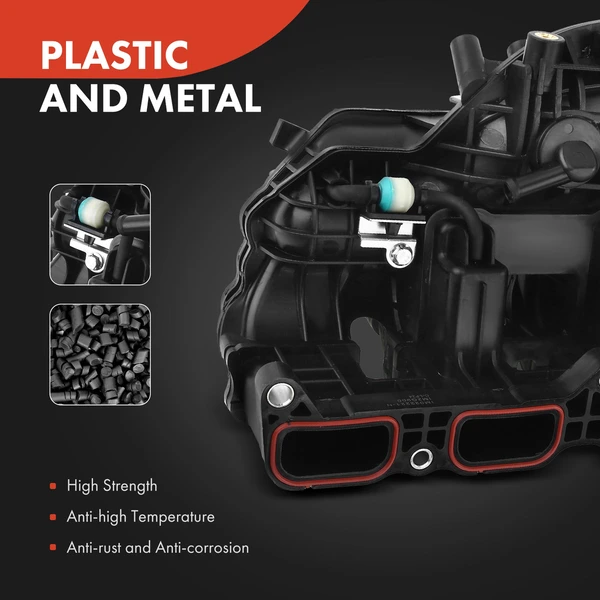 Front Intake Manifold for Hyundai Sonata 2011-2014 Santa Fe Kia Optima L4 2.0L