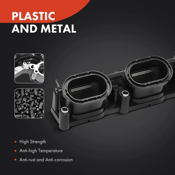 2 Pcs Driver & Passenger Intake Manifold with Seal for Audi A6 A7 A8 Quattro Q7 V6 3.0L