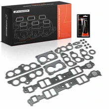 Lower & Upper Engine Intake Manifold Gasket Set for 1986-1991 Chevrolet Corvette