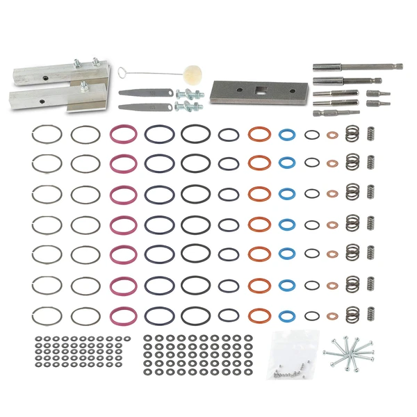 Injector Rebuild Kit for 7.3L Powerstroke Injector with Vice Clamp & Tools