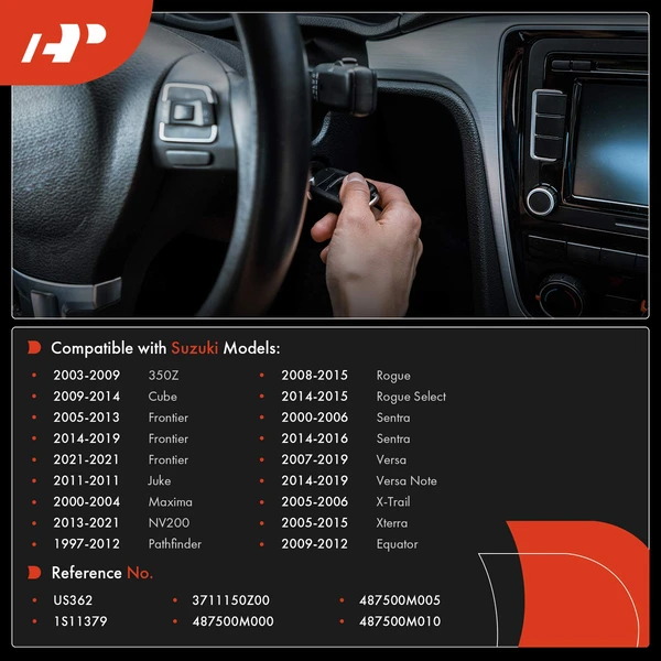 Ignition Switch for Nissan Rogue Sentra Versa Frontier Pathfinder Maxima Suzuki