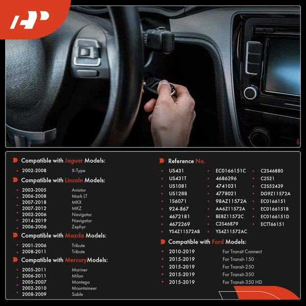 Ignition Starter Switch with 7-Blade for Ford Transit-150 250 350 Lincoln Navigator