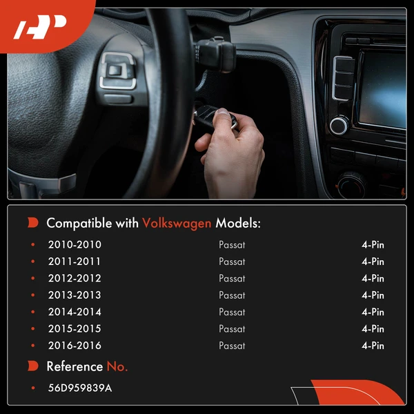 Ignition Starter Switch for Volkswagen Passat 2010-2016