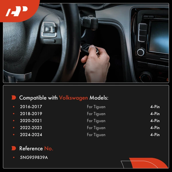 Ignition Starter Switch Start Stop for Volkswagen Tiguan 2016-2024