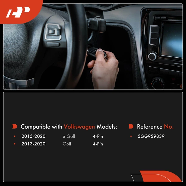 Engine Key Start Stop Switch Button for Volkswagen Golf 2013-2020 e-Golf 2015-2020