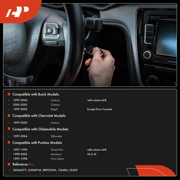 Ignition Starter Switch for Buick Regal Century Chevrolet Venture Pontiac Montana