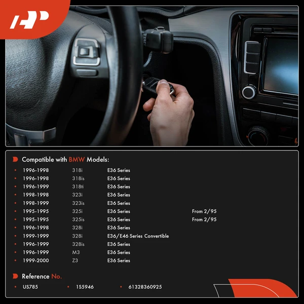 Ignition Switch for BMW 318i 318is 1996-1998 323i 323is 325i 328i 328is M3 Z3