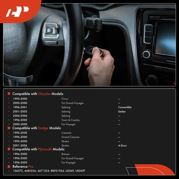 Ignition Starter Switch for Dodge Grand Caravan Chrysler Town & Country Sebring