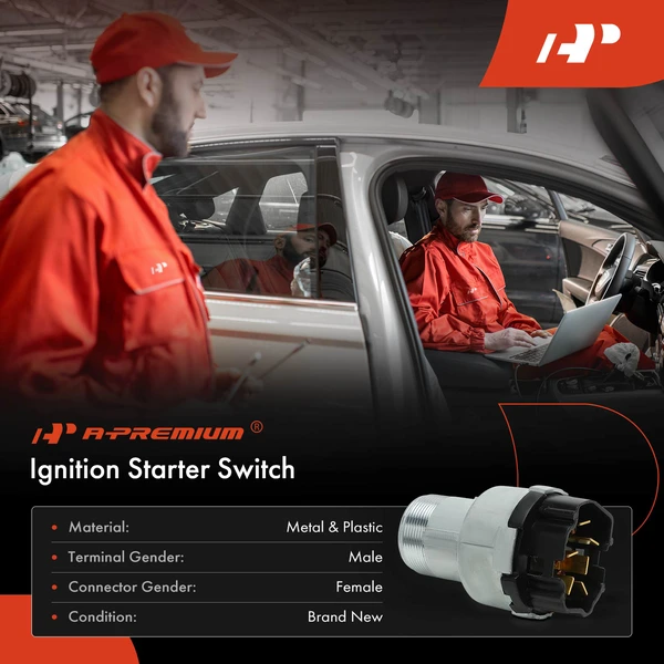 Ignition Starter Switch for Ford F-150 1975-1976 F-250 F-350 1970-1976 E150 Econoline