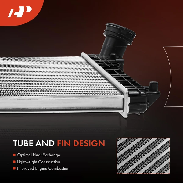 Intercooler Charge Air Cooler for Volkswagen Jetta Audi A3 L4 2.0L Turbocharged
