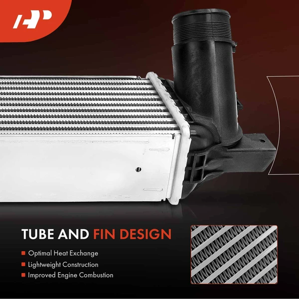 Intercooler Charge Air Cooler for Ford Mustang 2015-2021 2.3L Coupe Convertible