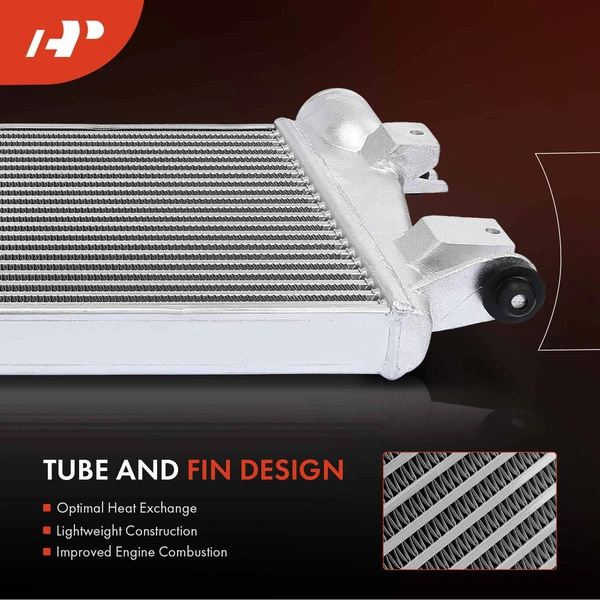 Air cooled Intercooler for Chevy Express 2500 Express 3500 06-16 GMC Savana 4500 6.6L Turbo