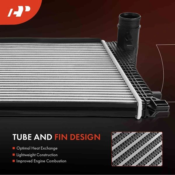 Air cooled Intercooler for Audi Q3 19-23 Volkswagen Tiguan 18-23 L4 2.0L Turbocharged