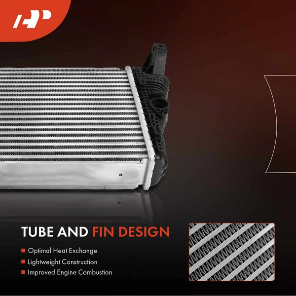 Right Intercooler Charge Air Cooler for Porsche Macan 3.0L 3.6L Turbocharged