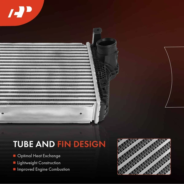 Left Intercooler Charge Air Cooler for Porsche Macan 2015-2018 3.0L 3.6L Turbo